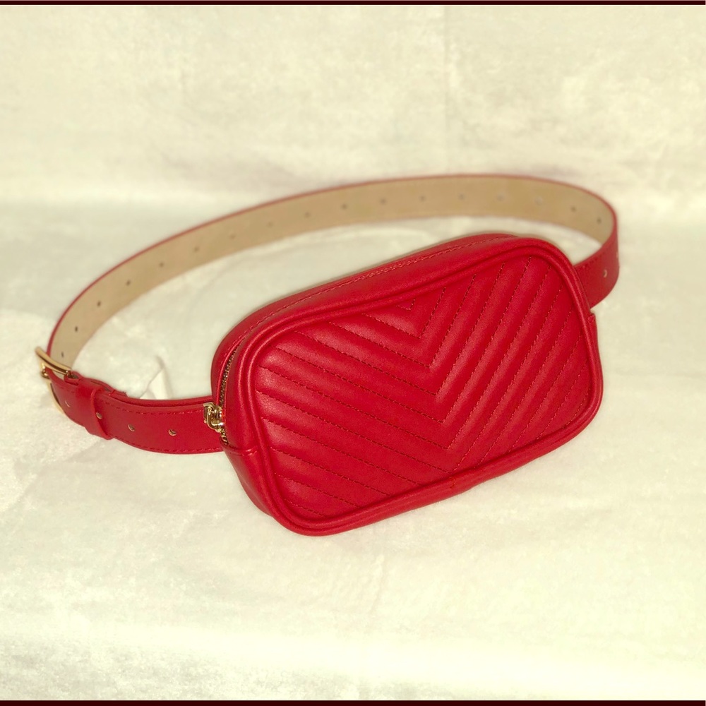 Steve Madden genuine leather red purse